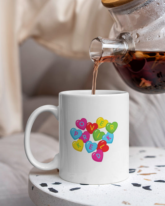 Mok 'Overprikkeld' Hartjes Keramiek