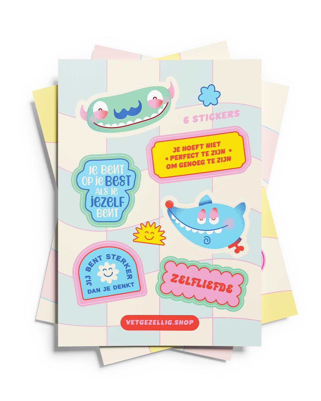 De ‘Liefde om te Plakken’ - Bundel 3 stickervellen