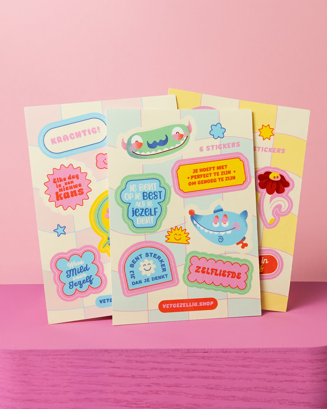 De ‘Liefde om te Plakken’ - Bundel 3 stickervellen