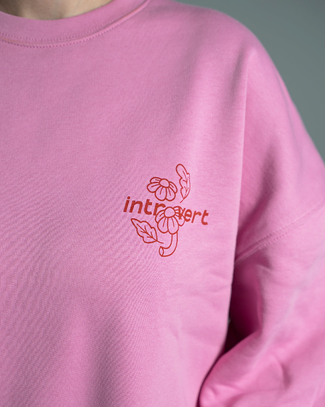 Trui Dames ‘Introvert’ - Roze 100% Biologisch Katoen (Fair Wear)