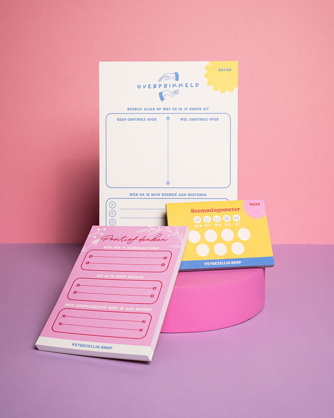 A5 ‘Overprikkeld’ Notitieblok - 50 vellen