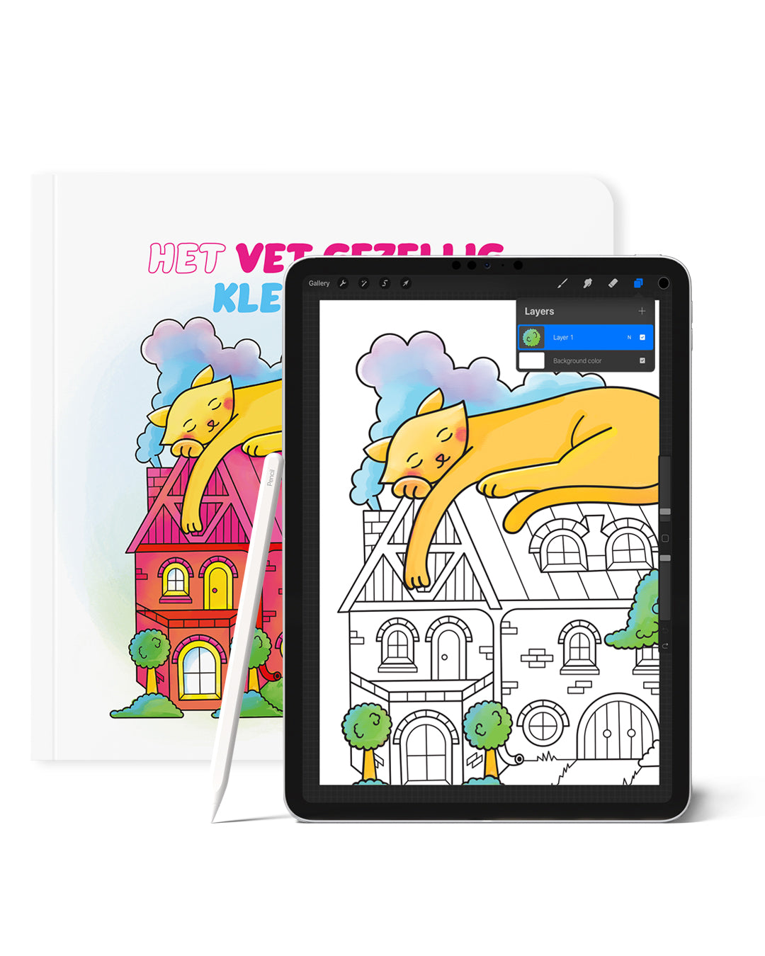 Digitale versie: Het Vet Gezellig Kleurboek *Cosy Editie*