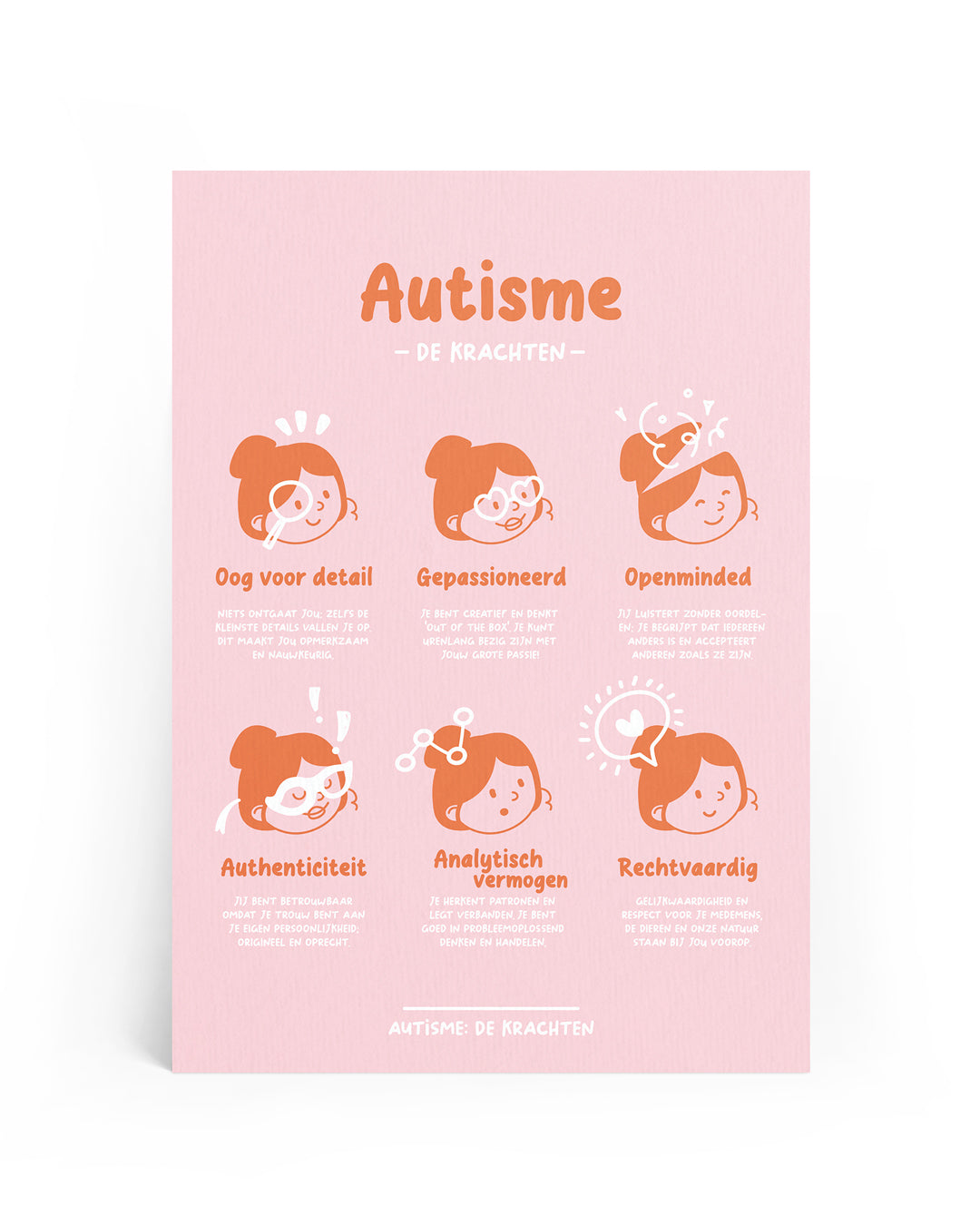 Autisme - A4 Print: de Krachten