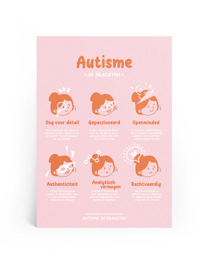 Autisme - A4 Print: de Krachten