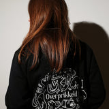 Nieuw (Maat XL): Hoodie 'De Overprikkeld Club' zeefdruk
