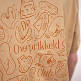 Nieuw (Maat XS): T-shirt ‘De Overprikkeld Club’ Zeefdruk - Regular Fit