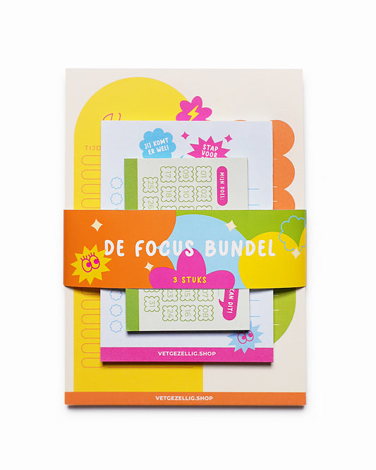De Focus Bundel: 3 notitieblokken