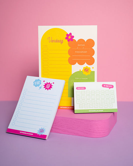 De Focus Bundel: 3 notitieblokken