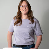 T-shirt 'Introvert' Lila – Unisex 100% Biologisch Katoen (Fair Wear)