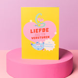 Liefde om te versturen - Ansichtkaartenboekje A6