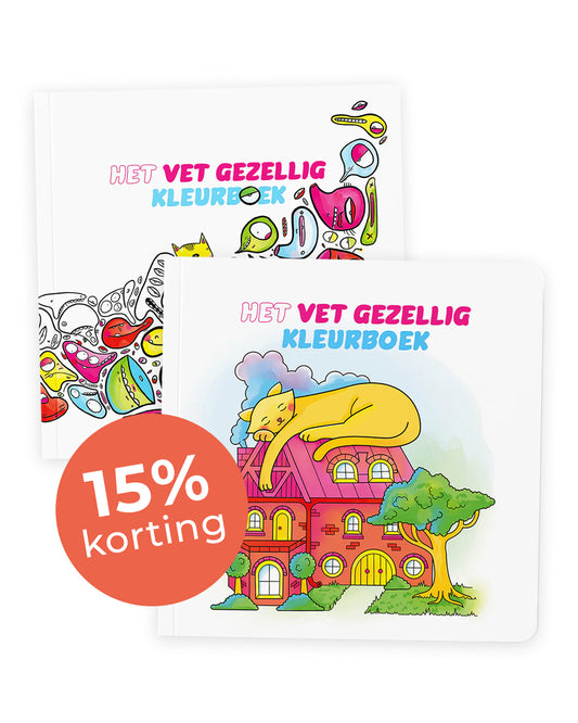 Bundel & Bespaar: Twee Vet Gezellig kleurboeken