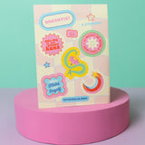 Stickervel ‘Liefde om te Plakken’ – Roze