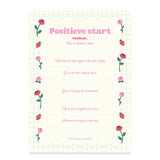 A4 ‘Positieve start’ Notitieblok – 50 vellen