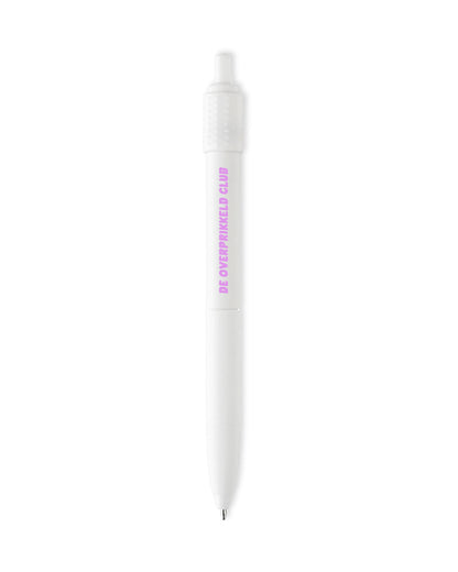 Pen met Fidget ’De Overprikkeld Club’ - Wit
