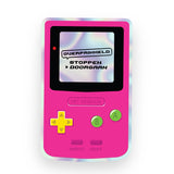 Sticker ‘Overprikkeld’ Retro Game - Holografisch