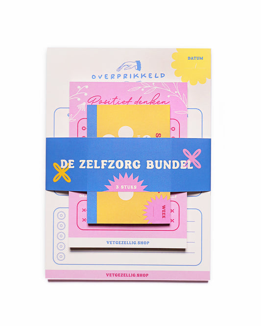De Zelfzorg Bundel: 3 notitieblokken