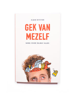 Gek van mezelf: het boek (gesigneerd)