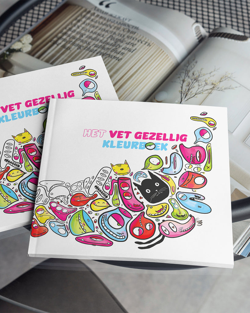 Kleurboek Vet Gezellig