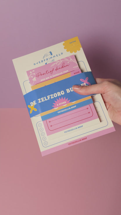De Zelfzorg Bundel: 3 notitieblokken