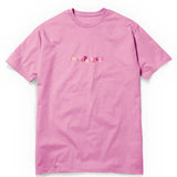 Met productiefout (Maat L): T-shirt Overprikkeld Roze Regenboog